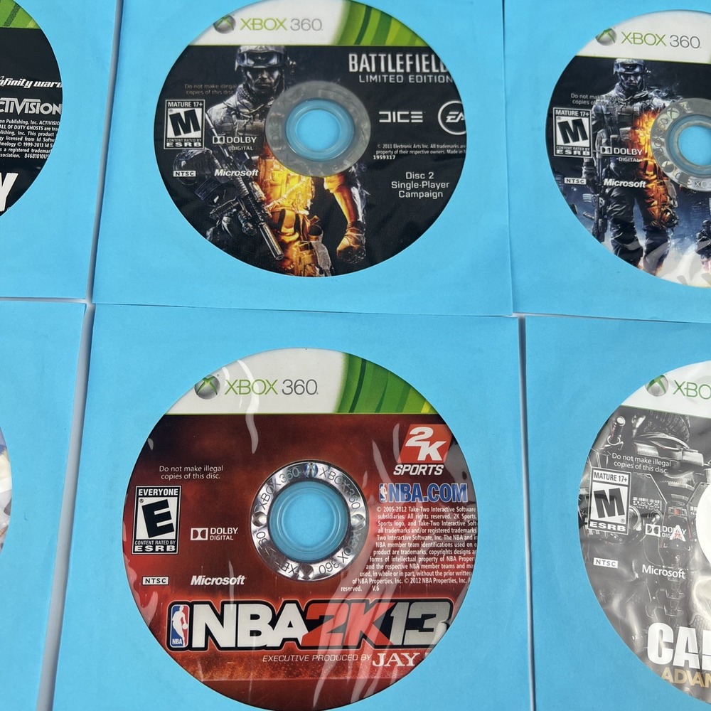 Multi Platform Loose Discs Video Game - Lot Of 50 - AS IS Untested Scratches #3 - Picture 8 of 16